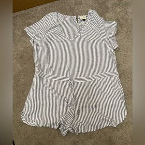 Women's Short Sleeve Linen Romper - Universal Thread - XL